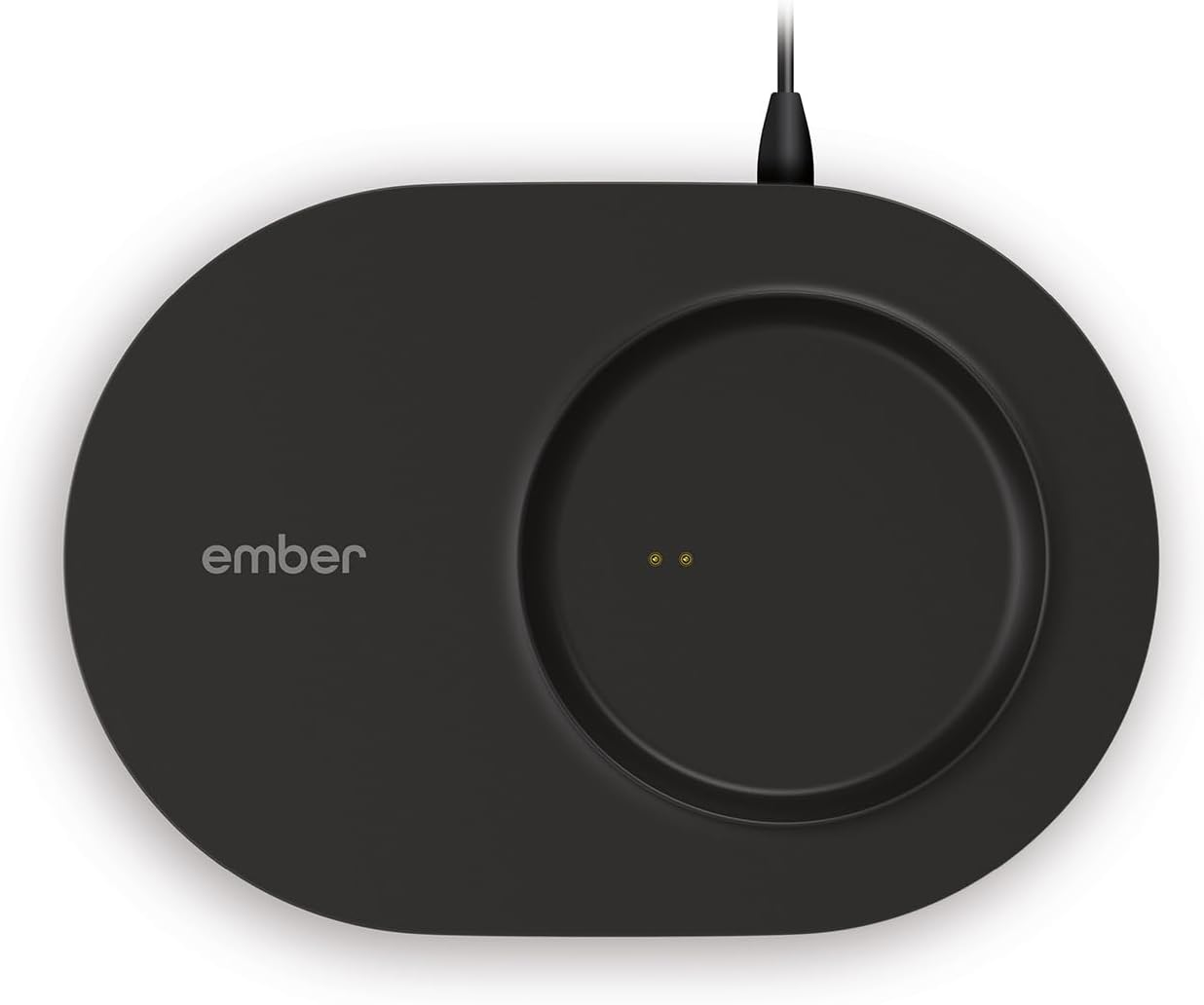 Ember New Temperature Control Smart Travel Mug 2 Charging Coaster, Black - Improved Design image number 1