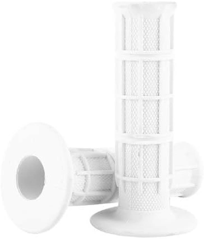 1Pair White Rubber Motorcycle Grips,22Mm 7/8" Scooter Grips Handlebar Hand Grips for Most Motorcycle,Dirt Bike,Pit Bike Handlebar,Easy Installation,Motorcycle and Powersports,Handlebars and Components image number 4