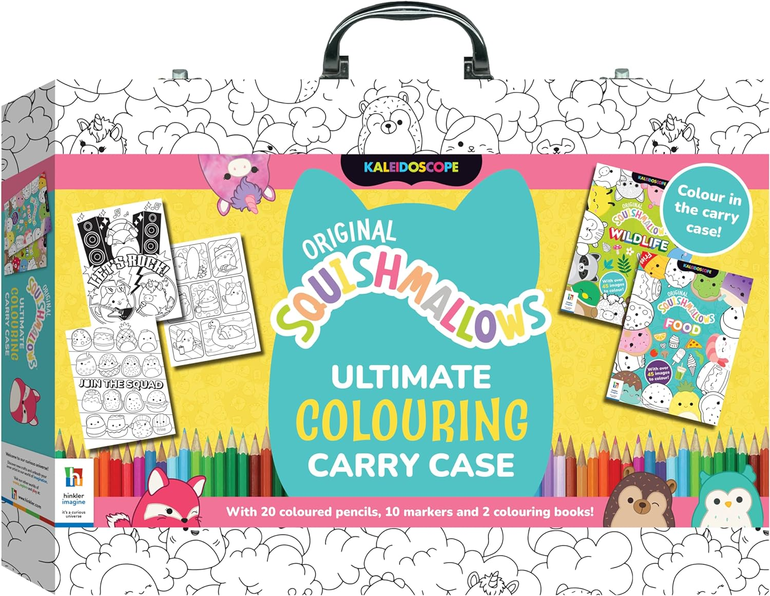 Kaleidoscope Colouring Squishmallows Carry Case