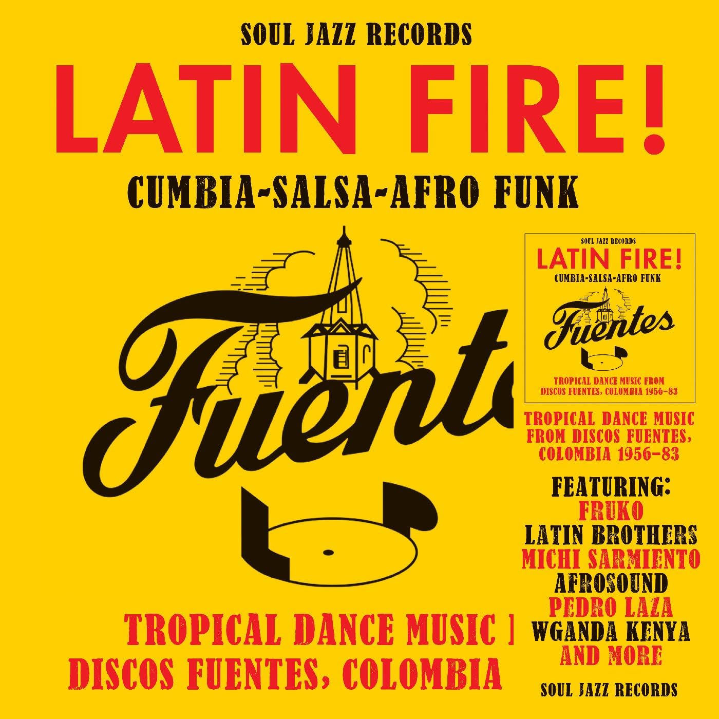 LATIN FIRE! Cumbia&ndash;Salsa&ndash;Afro-Funk: Tropical Dance Music from Discos Fuentes, Colombia 1956-83 (2LP) image number 1