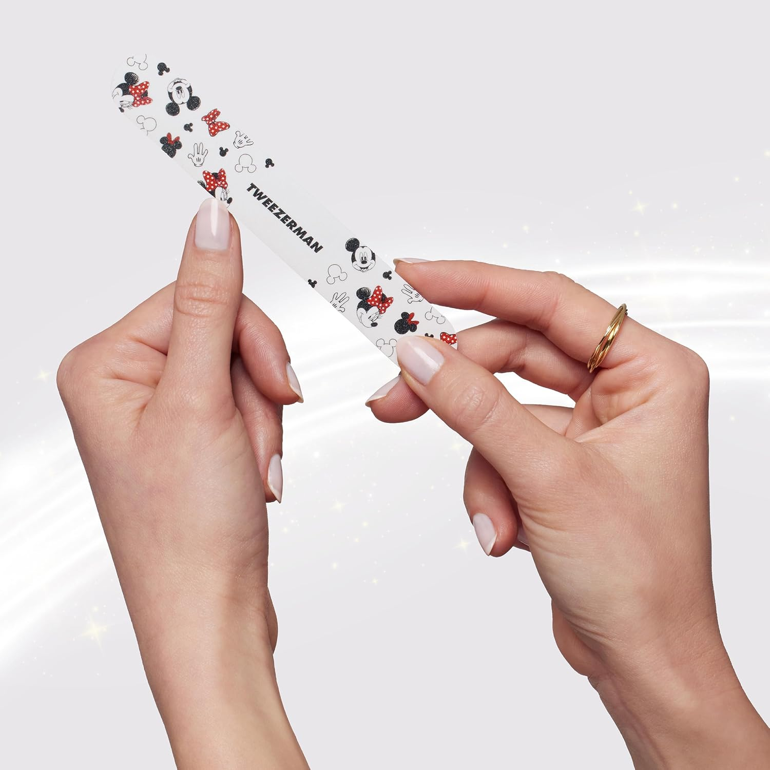 Tweezerman Disney'S Mickey Mouse & Minnie Mouse Ear-Esistible Nail Files (Pack of 3) image number 5