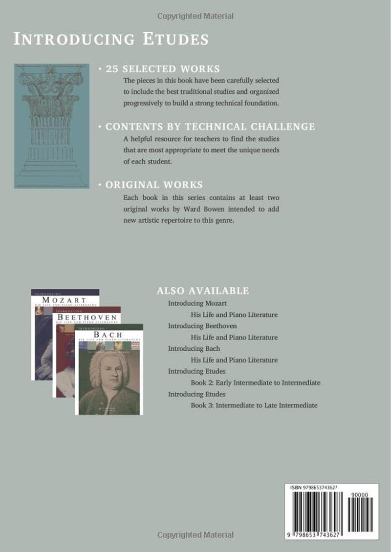 Introducing Etudes for Building Piano Technique, Book 1: Late Elementary to Early Intermediate image number 1