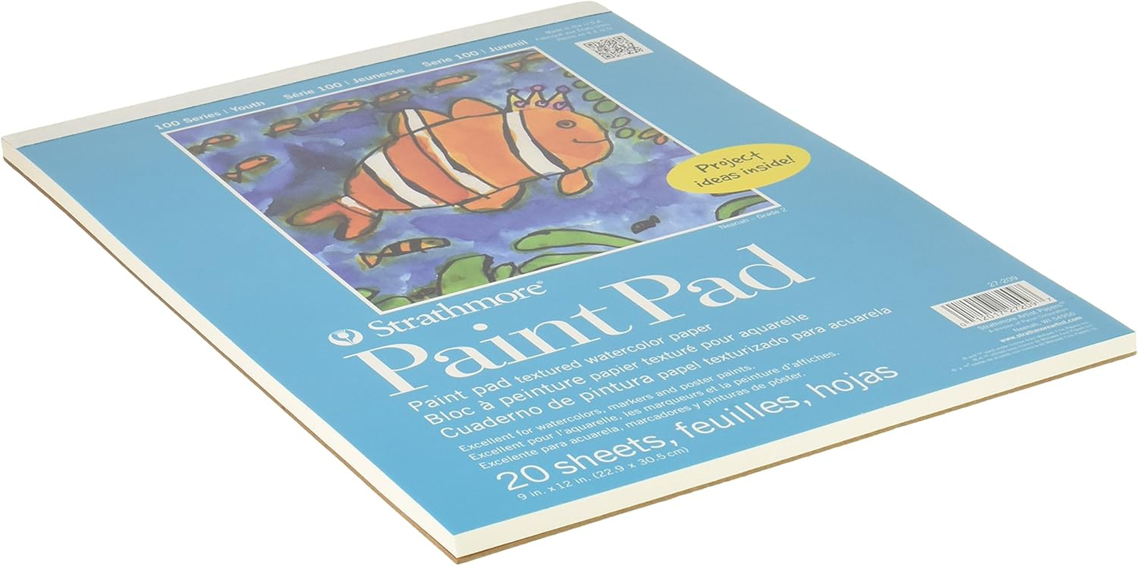 Strathmore STR-27-209 20 Sheet Kids Paint Pad, 9 by 12" image number 1