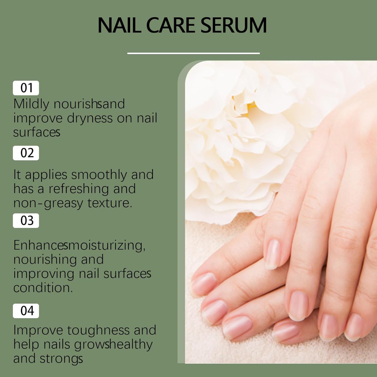 7-Day Nail Care Serum, Ginger Nail Treatment for Toenail and Fingernail for Thin, Nail Growth Serum Oil, Nail Strengthener for Damaged Nails, Restoring Healthy Nails (5PCS) - 2Pcs image number 2