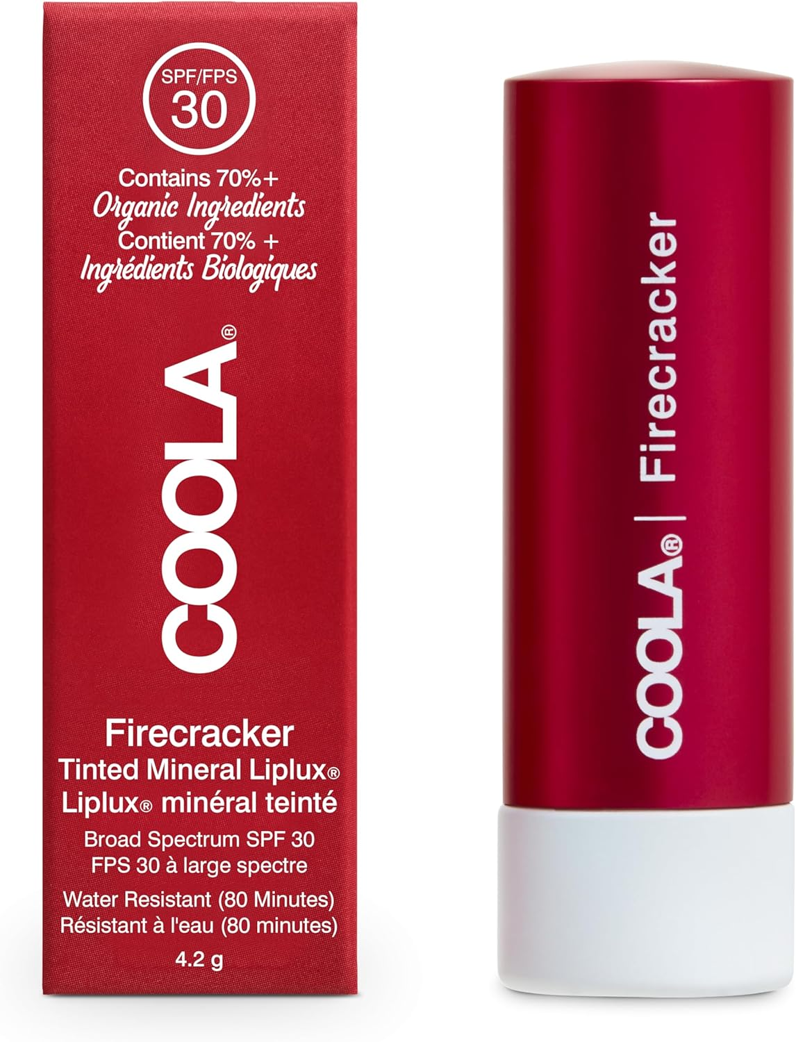 Coola SPF 30 Mineral Liplux 4.2 G, Firecracker image number 5