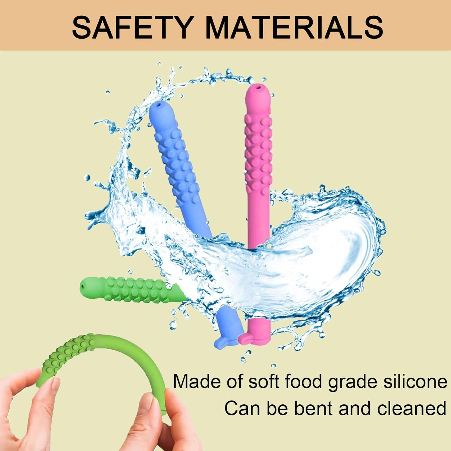 Chewable Essential Oil Breath Stick, 3PCS Chewable Breather Stick for Fresh Breath, Portable Breath Freshener with Replacement Cores and Storage Box, Improving Your Habits of Biting Pen and Smoking image number 2