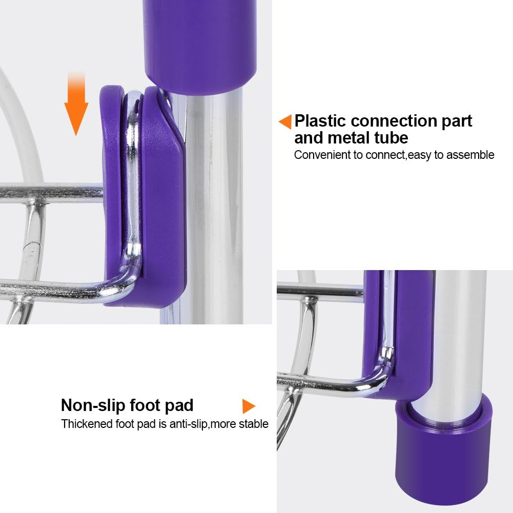 5 Tiers Home Kitchen Pans Pots Storage Rack Metal Wire Shelving Organizer image number 6