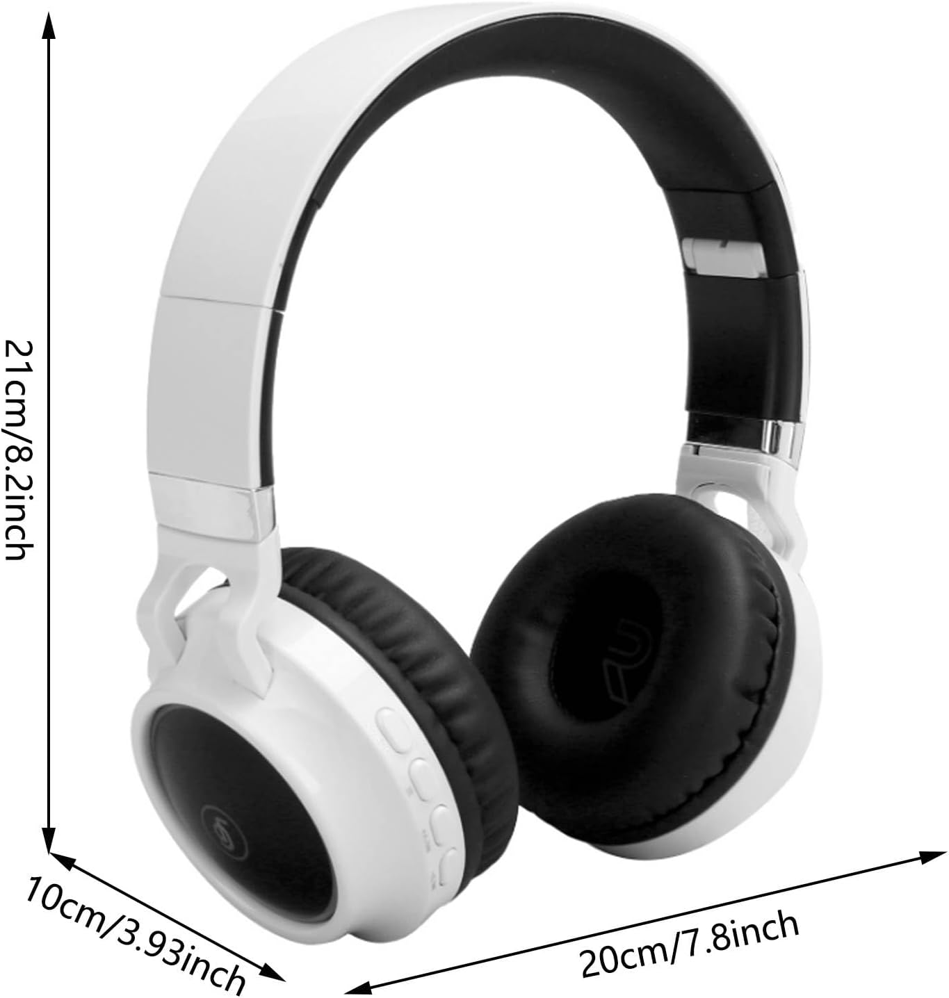 Bluetooth 5.0 Wireless Gaming Headset, LED Luminous over the Ear Headphones Stereo 3.5Mm, Comfortable Design image number 3