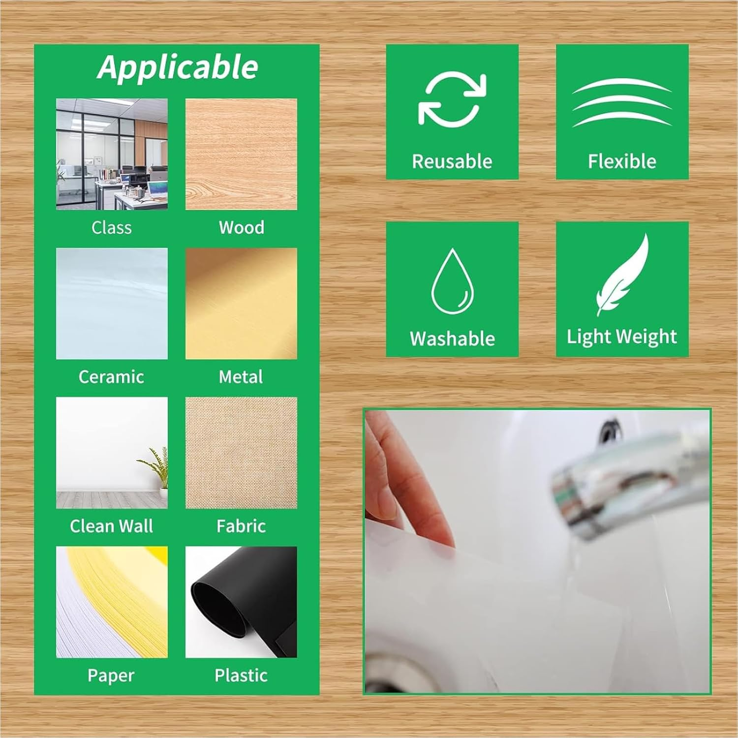 Hunken 9 IN/22.9 CM Large Number Stencils Set (0-9), 10 Pcs Reusable Plastic Templates for Painting, Curb Address Numbers, Mailbox, Road Signs, Doors, Cars, Trucks, Windows, Games & More image number 4