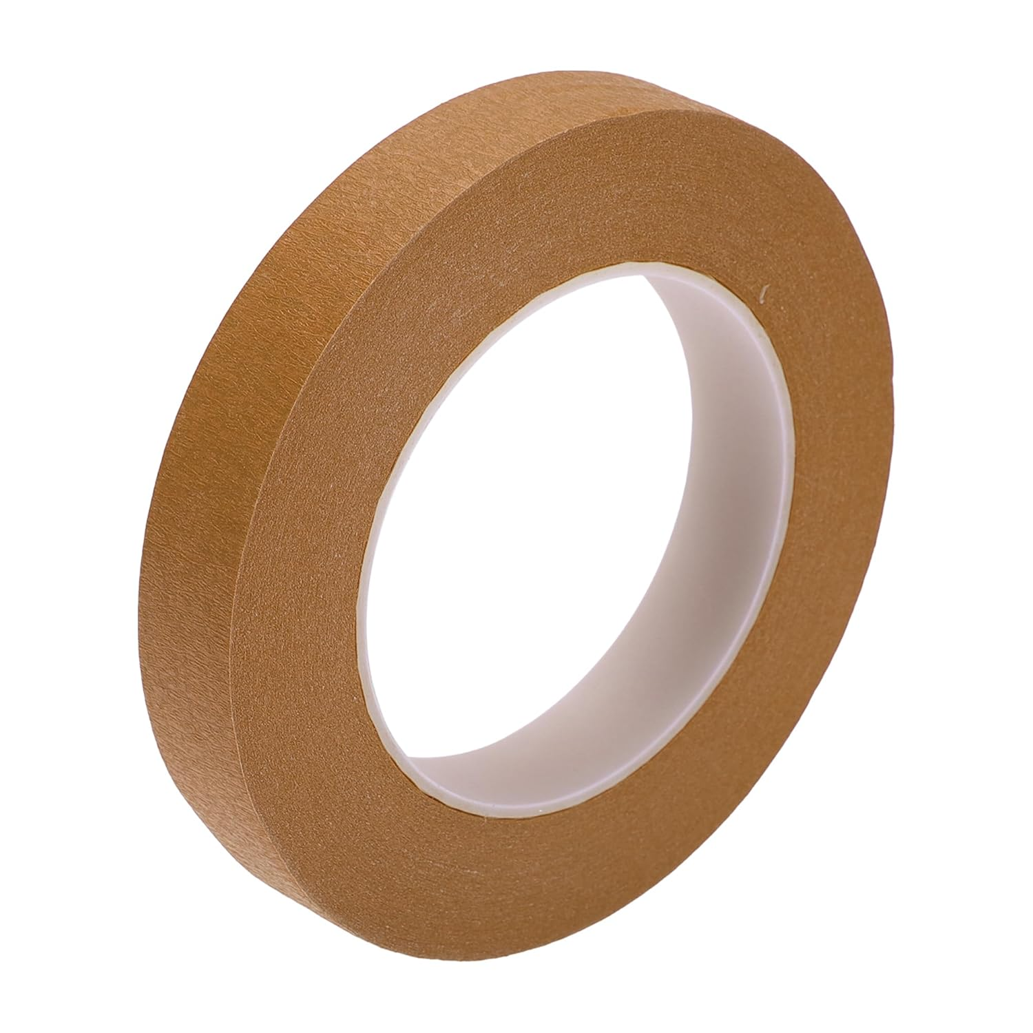 X AUTOHAUX Universal Painters Tape Masking Master Tape 5500X1.9X0.01Cm / 60.15 Yards X 0.75 Inches X 140Um Easy Removal Crepe Paper Brown 1 Pc image number 2