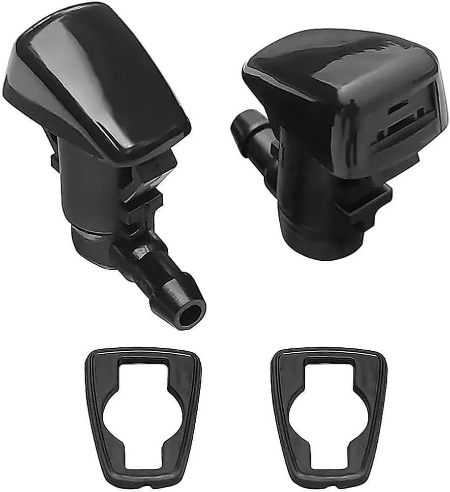 68260443AA Premium Wiper Washer Nozzles Fit for 2005-2023 Jeep Grand Cherokee WK WK2 WL Windshield Washer Fluid Jet Nozzle | Easy to Install | 2 Pack, Ref 55372143AB, Grand Cherokee Accessories image number 4