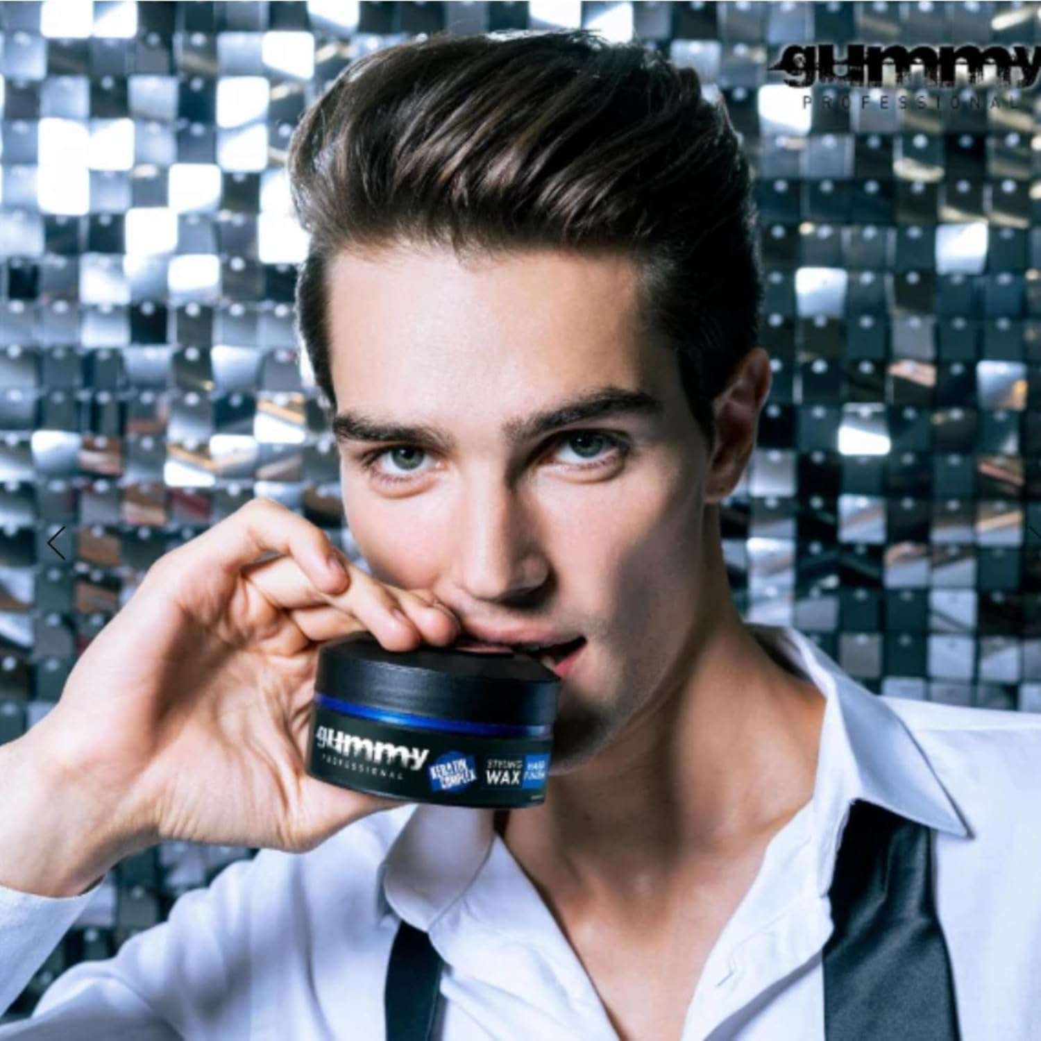 Gummy Styling Wax Hard Finish Extra Strong 150Ml &ndash; Long-Lasting Hold, Non-Sticky Hair Wax for Men & Women (Pack of 2) image number 3