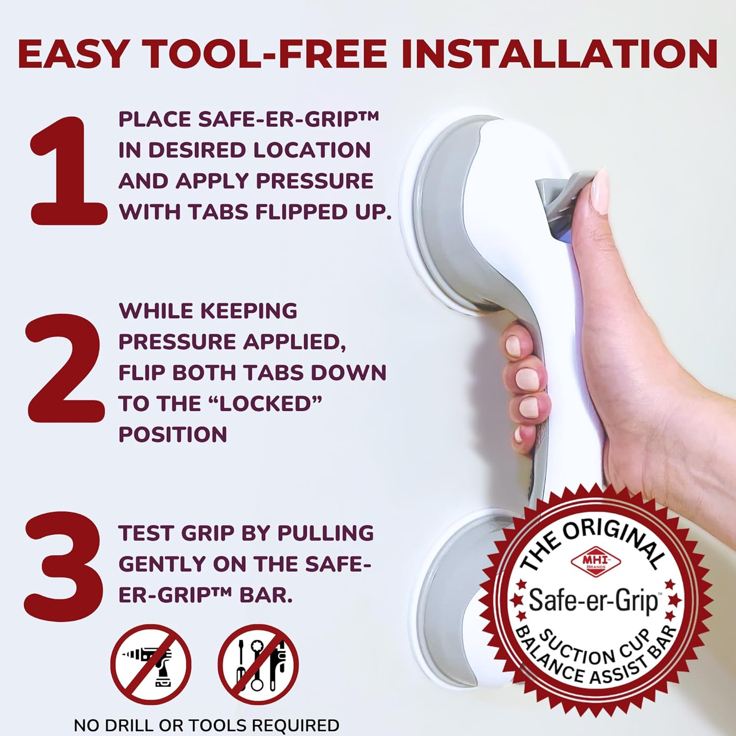 Safe-Er-Grip Changing Lifestyles 11.5" Balance Assist Bar image number 3