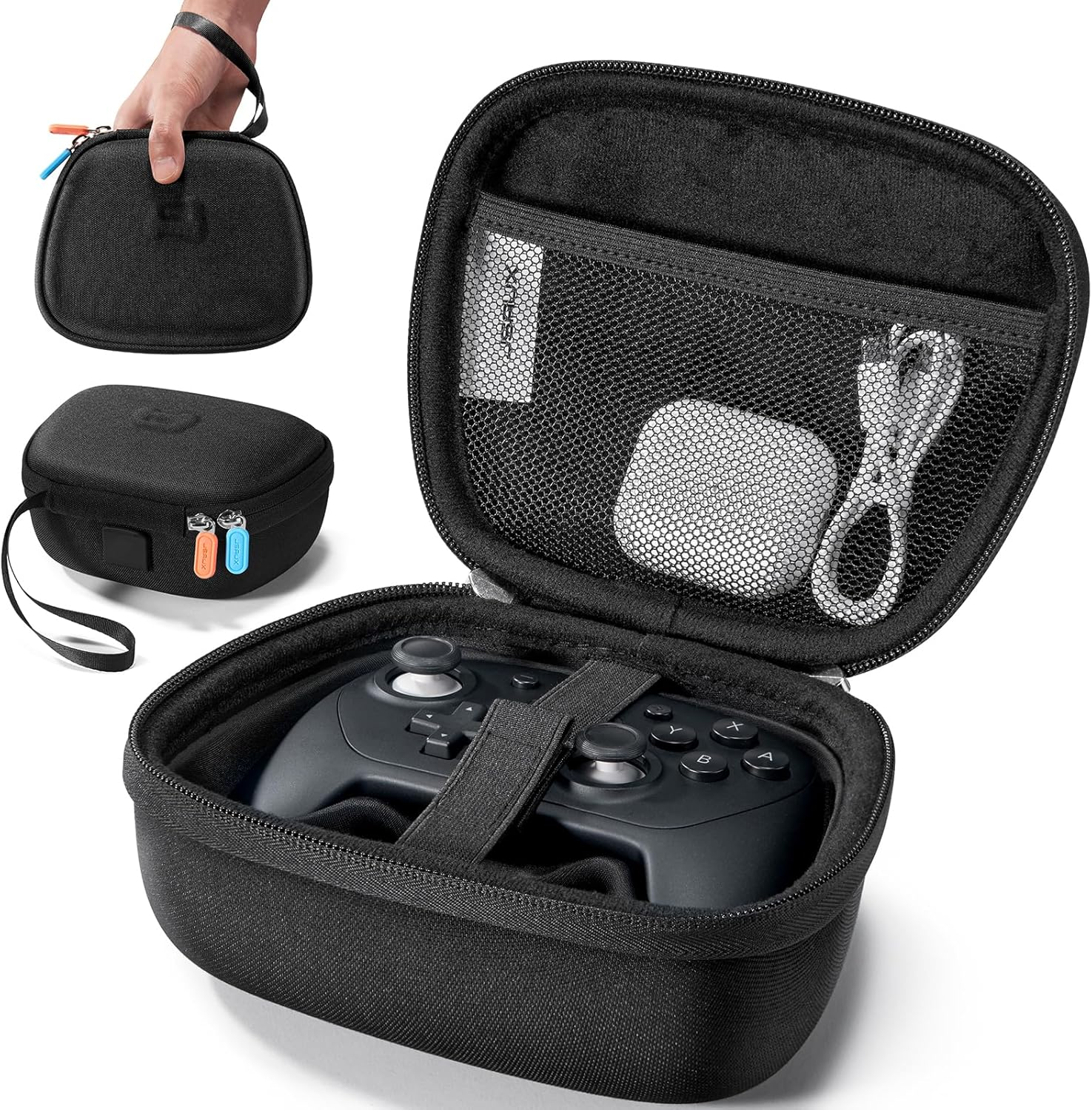 JSAUX Carry Case Compatible with Nintendo Switch 2 Pro Controller (2025), Travel Protective Case All-Around Protection Portable Carrying Bag -Black BG0127 image number 5