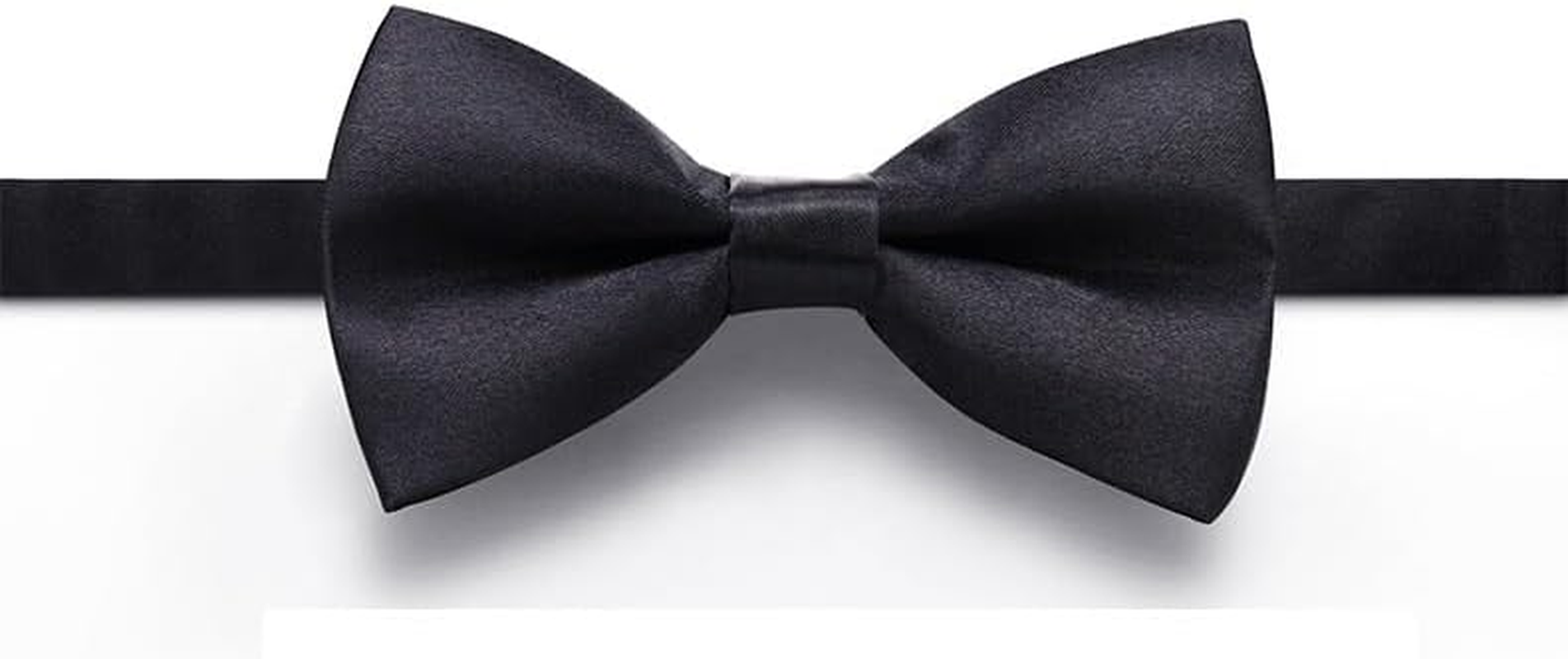 Men'S Retro Solid Color Evening Gown Bow Tie Pre-Tie Party Bowties image number 2
