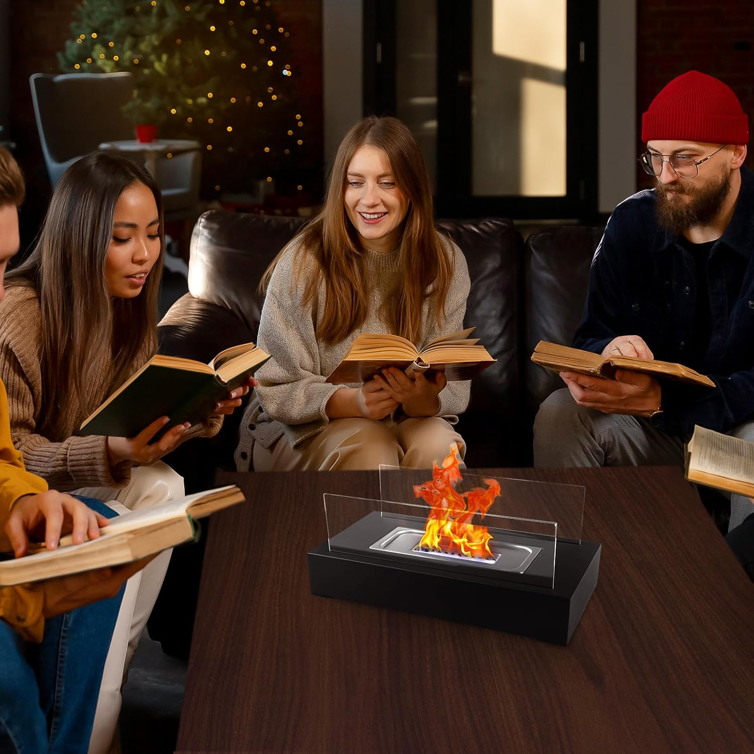 Holymaji 6 Pieces Ceramic Wool Sponge Replacement for Tabletop Fire Pit Bowl to Extend Burning Time - Ceramic Wool Wick Insulation for Bioethanol Fuel Fireplace (12" D X 8" W X 2" H) image number 5