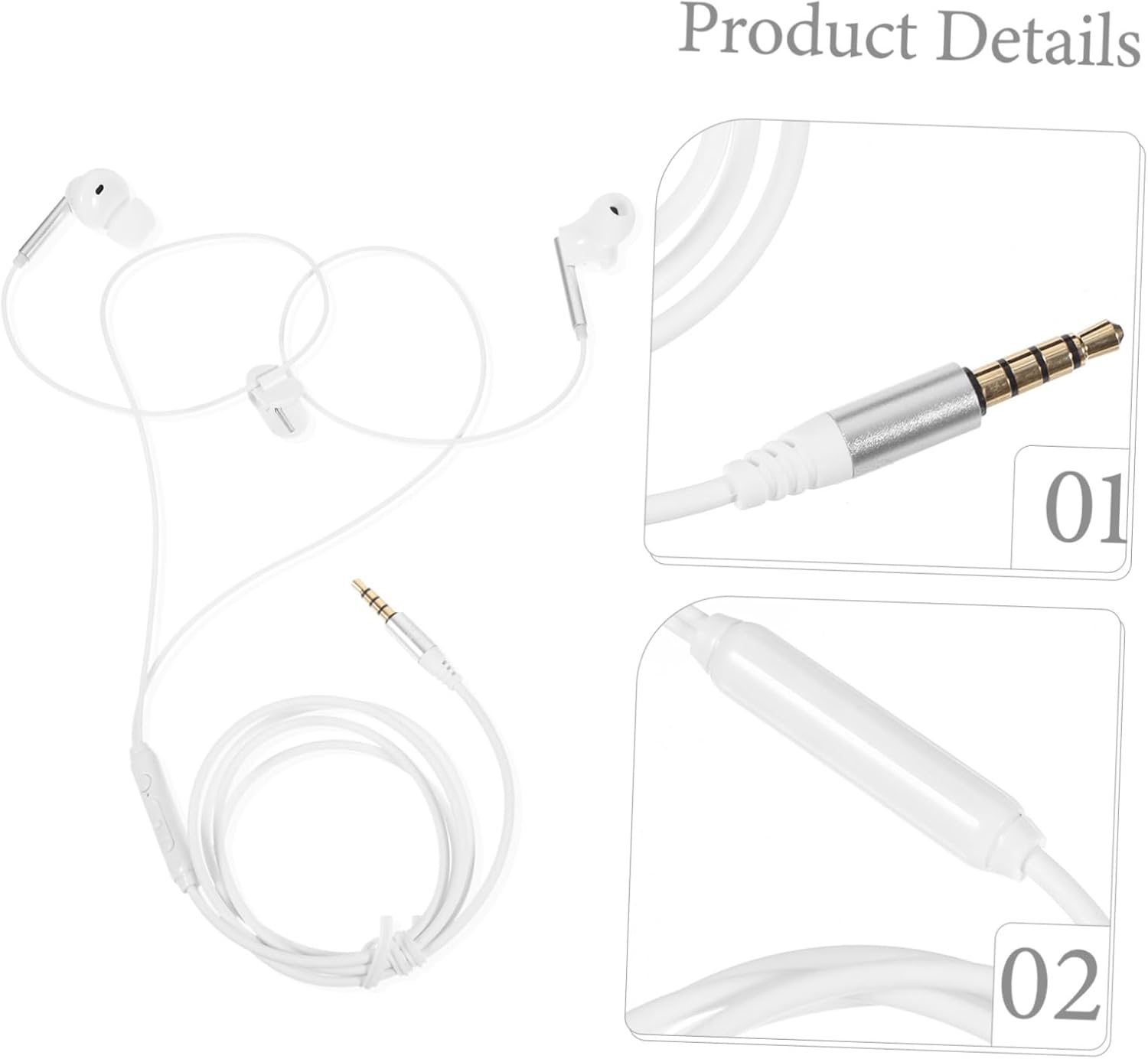 OKUMEYR High Definition Sports Earbuds with Microphone Wired Earphones for Phone Calls Immersive Audio Compatible with Tablets Computers Stylish Design for Active image number 3