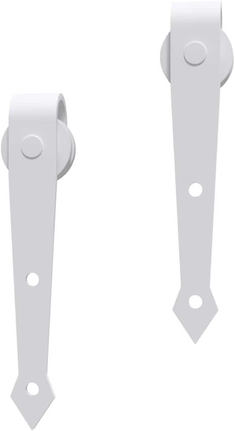 Vidaxl Sliding Door Hardware Kit - 200 Cm Powder-Coated Steel in White - Complete Set with Rails, Rollers, & Other Necessary Fixtures - Max. Load 100 Kg image number 3