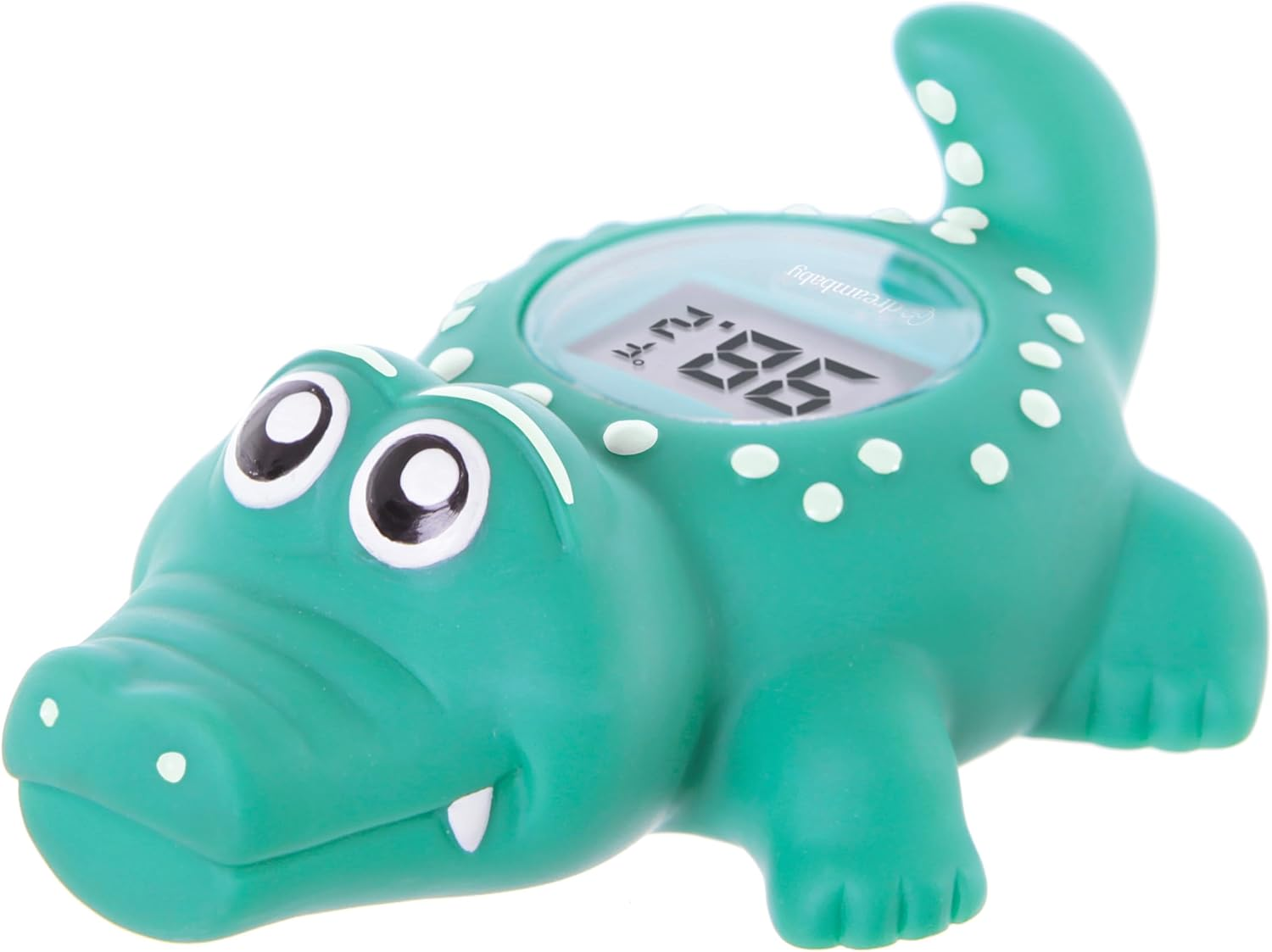 Dreambaby Turtle Baby Bath Thermometer - Instant Read Digital Thermometer for Water and Room Temperature - Floating Baby Bath Toy