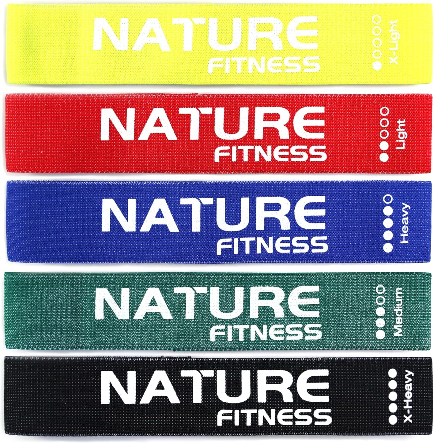 Fabric Resistance Bands for Working Out - Booty and Hip Exercise Bands Set for Women and Men, Workout Bands for Legs image number 2