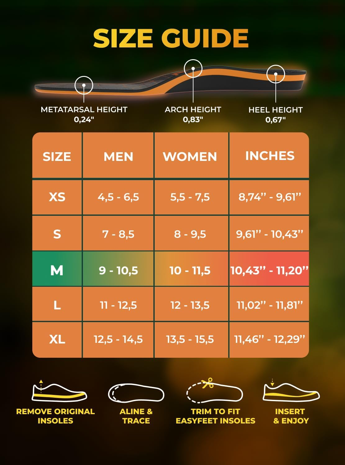 Running Athletic Shoe Insoles Men Women - Sport Insole - Shock Absorption Inserts - Walking Hiking Hockey Tennis Basketball - Orthotic Comfort Cushions Inserts Sneakers image number 1