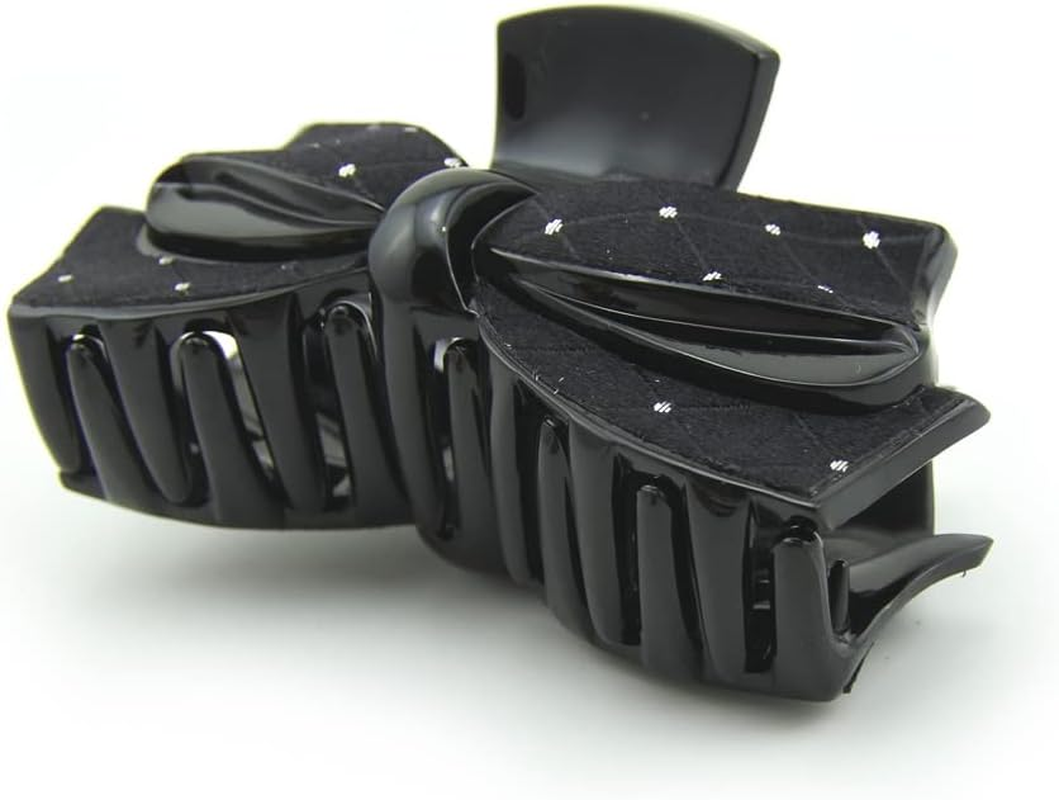 Meilliwish Noble Beautiful Lady Hair Claw Clip(D91)(Allblack) - Black image number 2