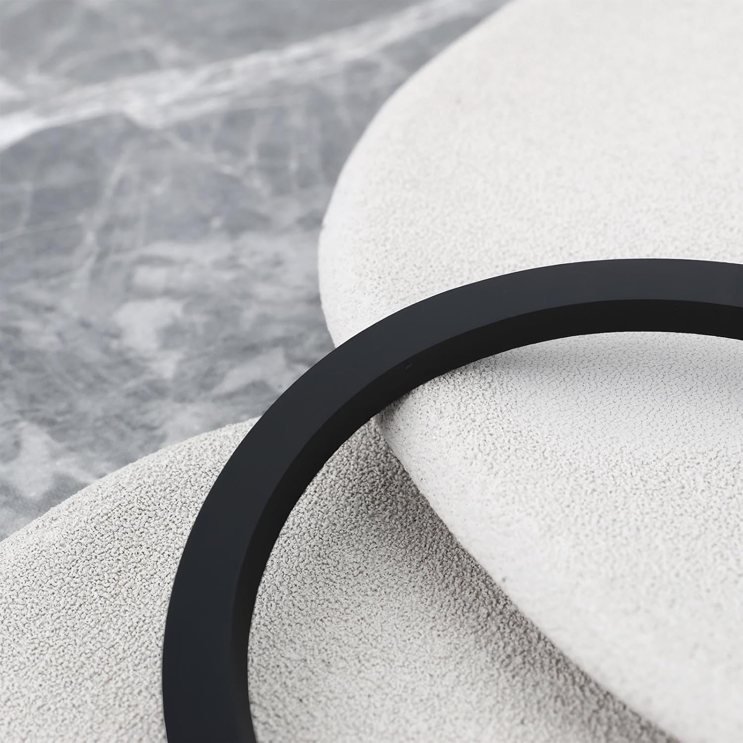 Ecsing 4X Flat Gasket NBR 60X47X3Mm SH40 Pond Hose Tail Gasket Compatible with Oase Hosetail O-Ring Garden Pond image number 2