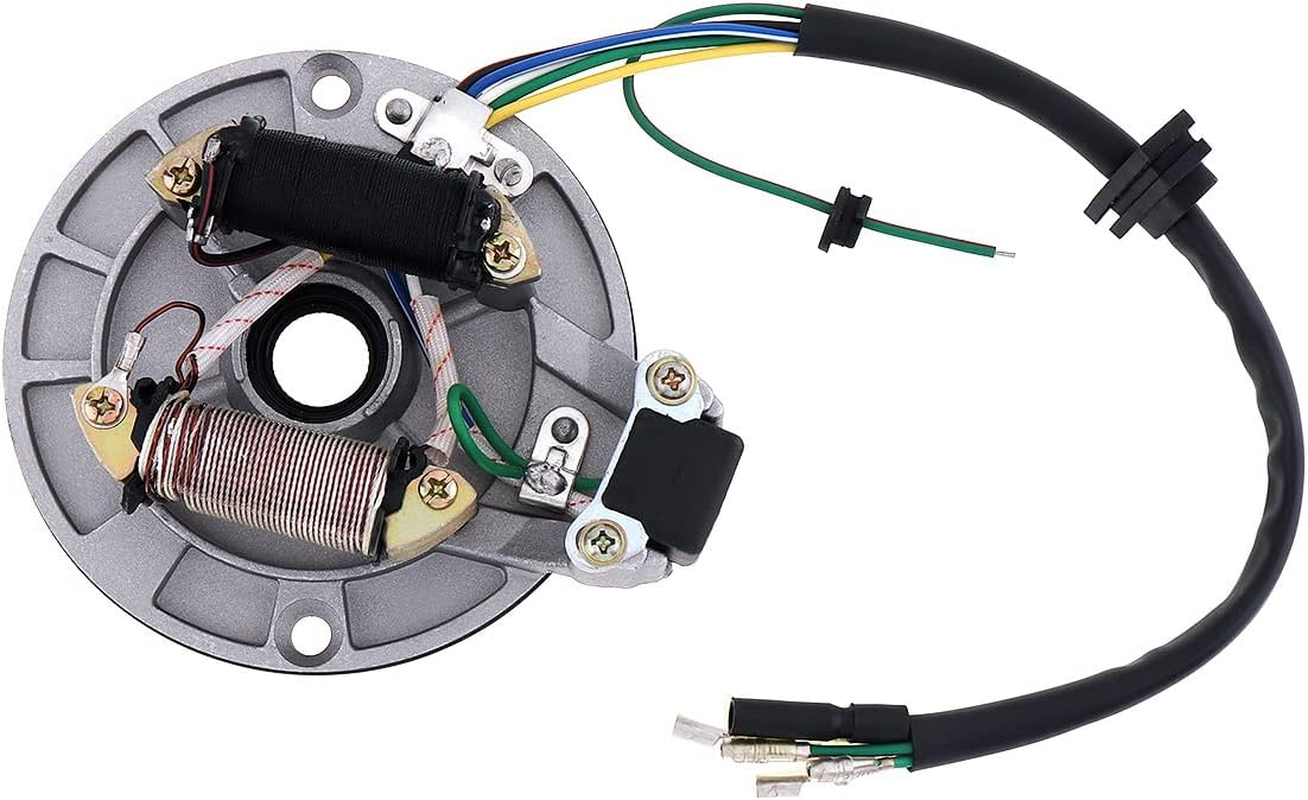 Windance 2 Coil Ignition Magneto Stator Plate for 50Cc 70Cc 90Cc 110Cc 125Cc Chinese Dirt Bike Taotao Kazuma SSR Baja ATV Quad 4 Wheeler