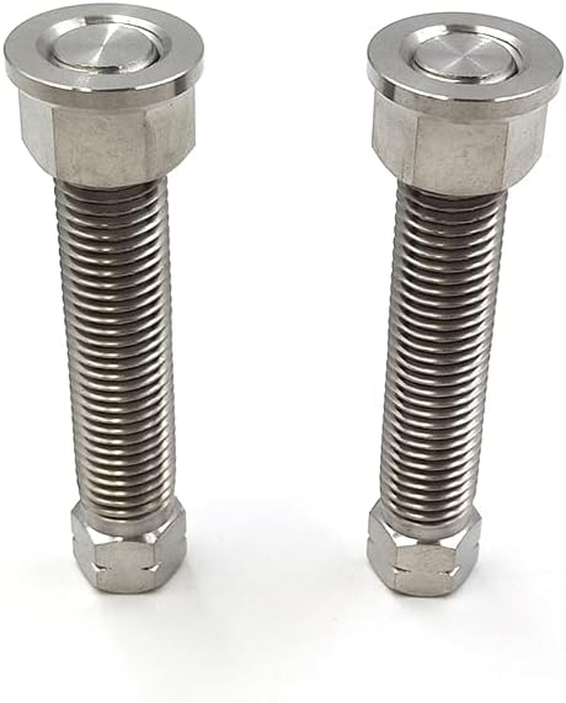 Motorcycle Titanium Alloy Chain Adjuster Bolt 1 Pair M8*1.25 Motocross for CRF WRF YZF KXF RMZ Dirt Bike (M8 Natual) image number 1