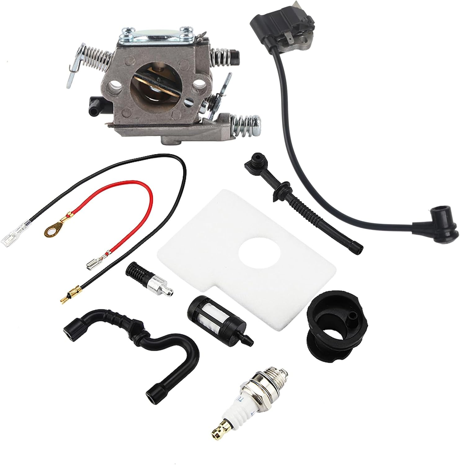 Carburetor,Carburetor Ignition Coil Carb Set for 017 018 MS170 MS180 Chainsaw
