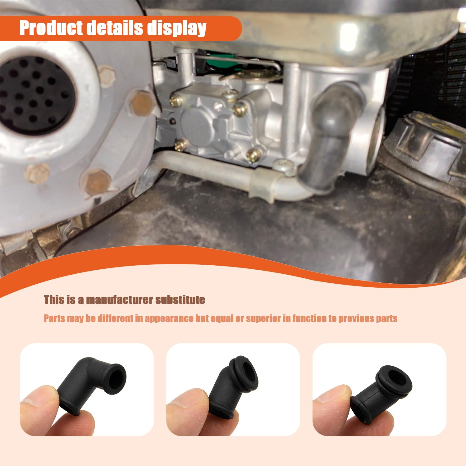 692187 692189 Breather Tube Grommet Kit Compatible with B-S Replacement Part 66578 67838 image number 5