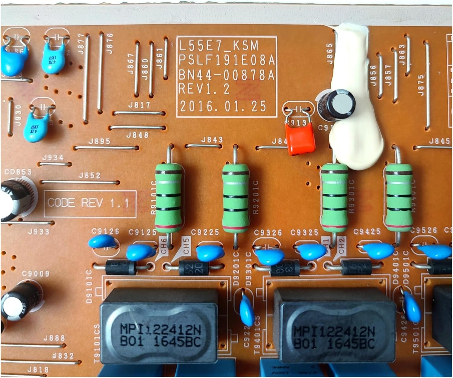 Genuine Power Board BN44-00878A L55E7_KSM PSLF191E08A for UN55KS8000FXZA UN55KS800DFXZA UN55KS8500FXZA UN55KS8000F TV image number 3