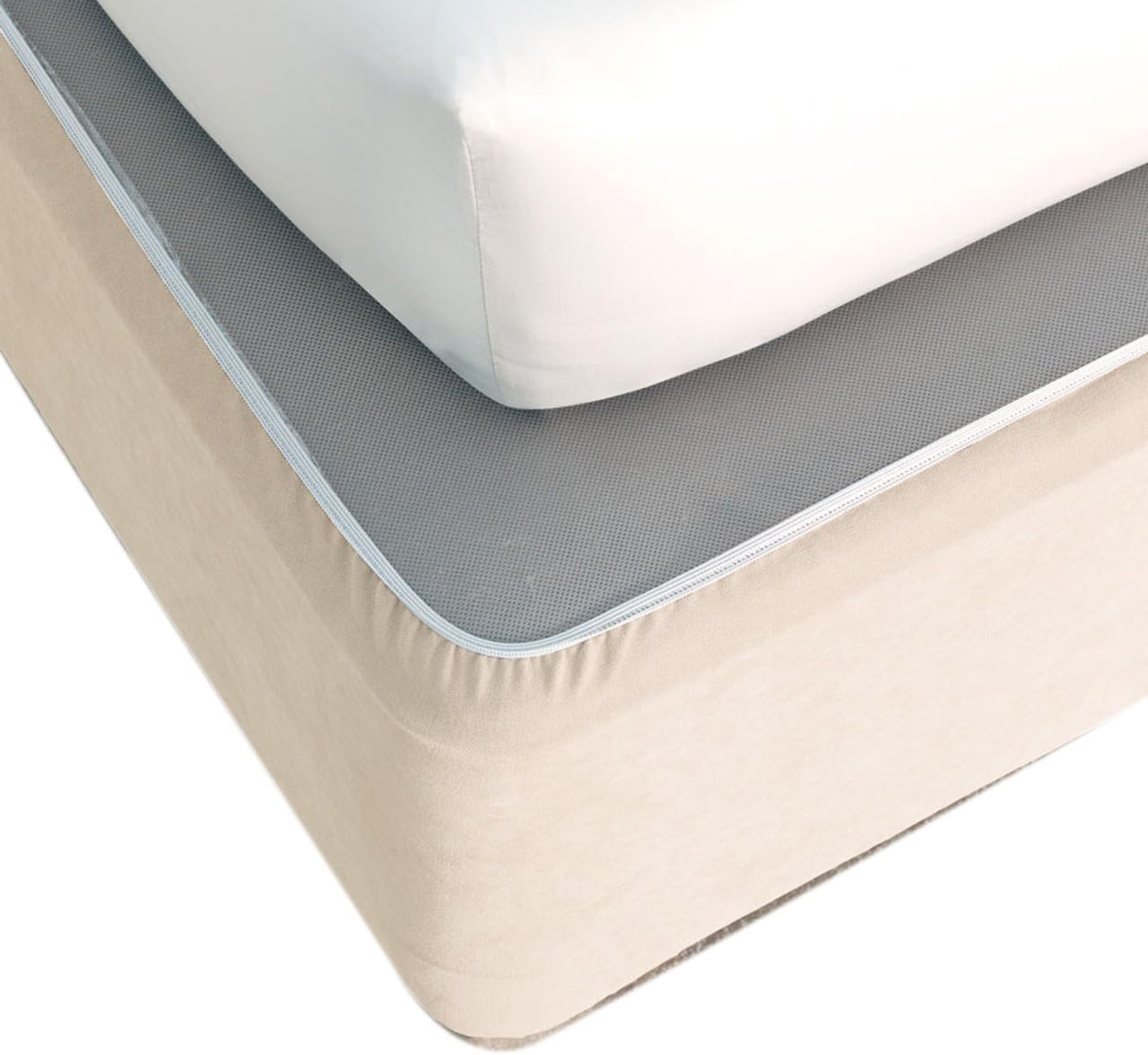 Linen House Bedwrap, White, King Bed