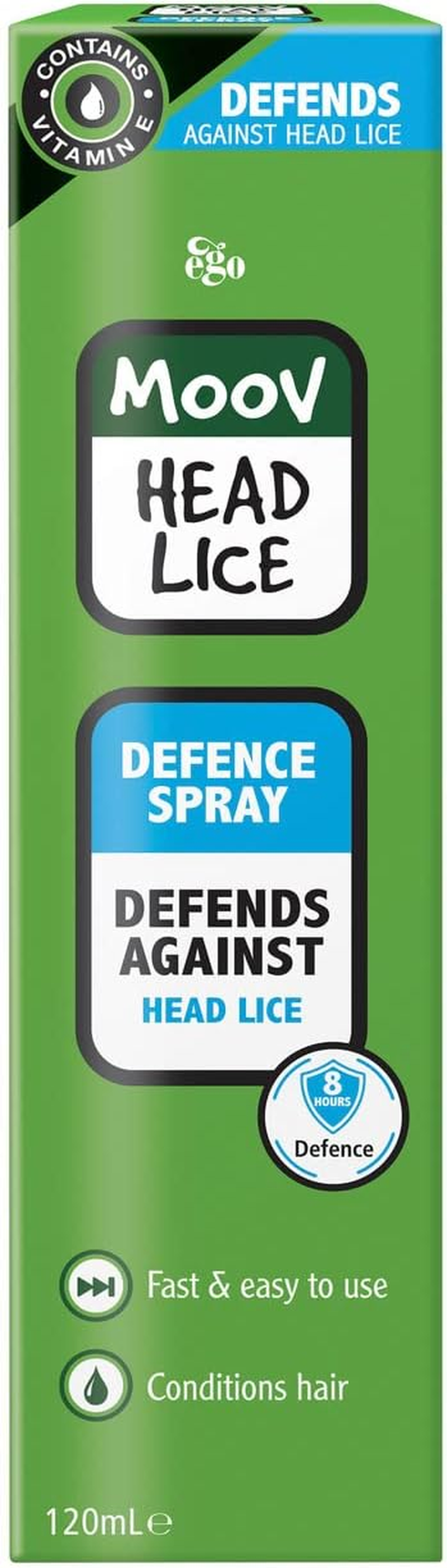Ego Moov Head Lice Defence Spray 120 Ml