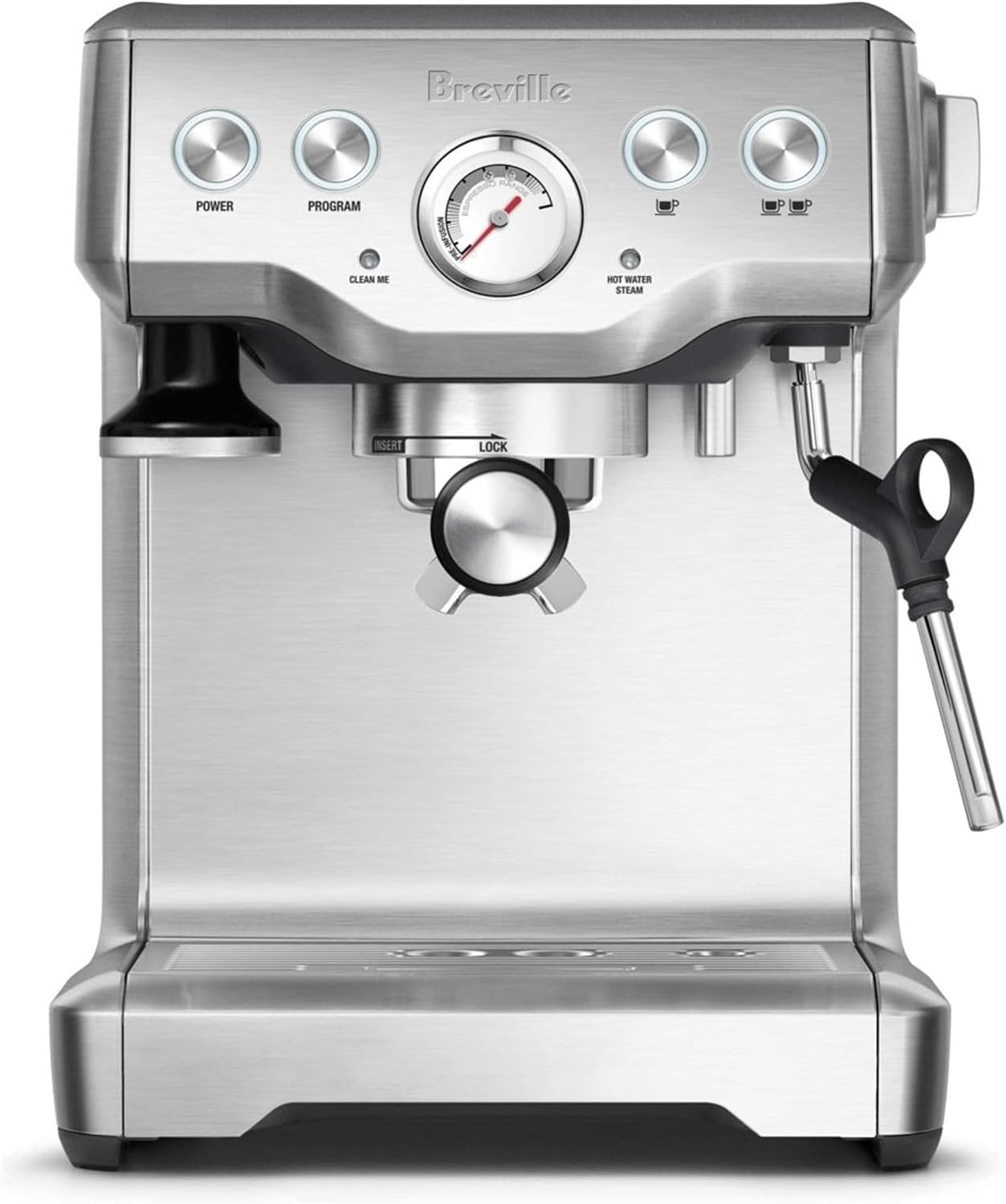 Breville the Infuser Espresso Machine, Brushed Stainless Steel BES840BSS, Silver