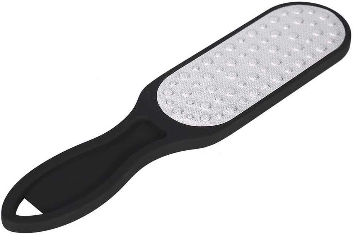 Foot File Double Side Foot Rasp Hard Dead Skin Callus Remover Pedicure Sanding Feet Care File Tool Remove Dead Skin and Calluses Both Dry and Wet Feet Pedicure Foot Rasp Foot File Callus Remover (Black, One Size) image number 4