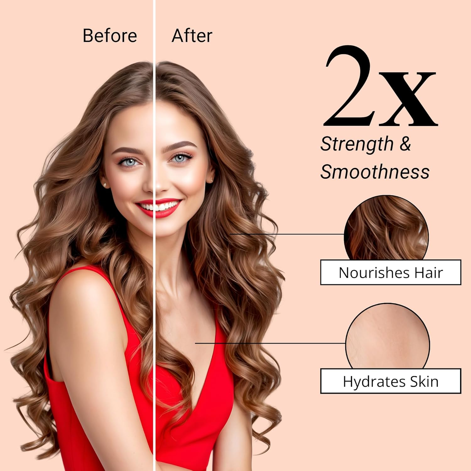 Pure Organic Moroccan Argan Oil &ndash; Cold-Pressed & Unrefined Natural Moisturizer for Face, Hair, Nails & Body | Non-Greasy, Fast Absorbing & Rich in Antioxidants Argon Oil | Glass Bottle with Dropper image number 4