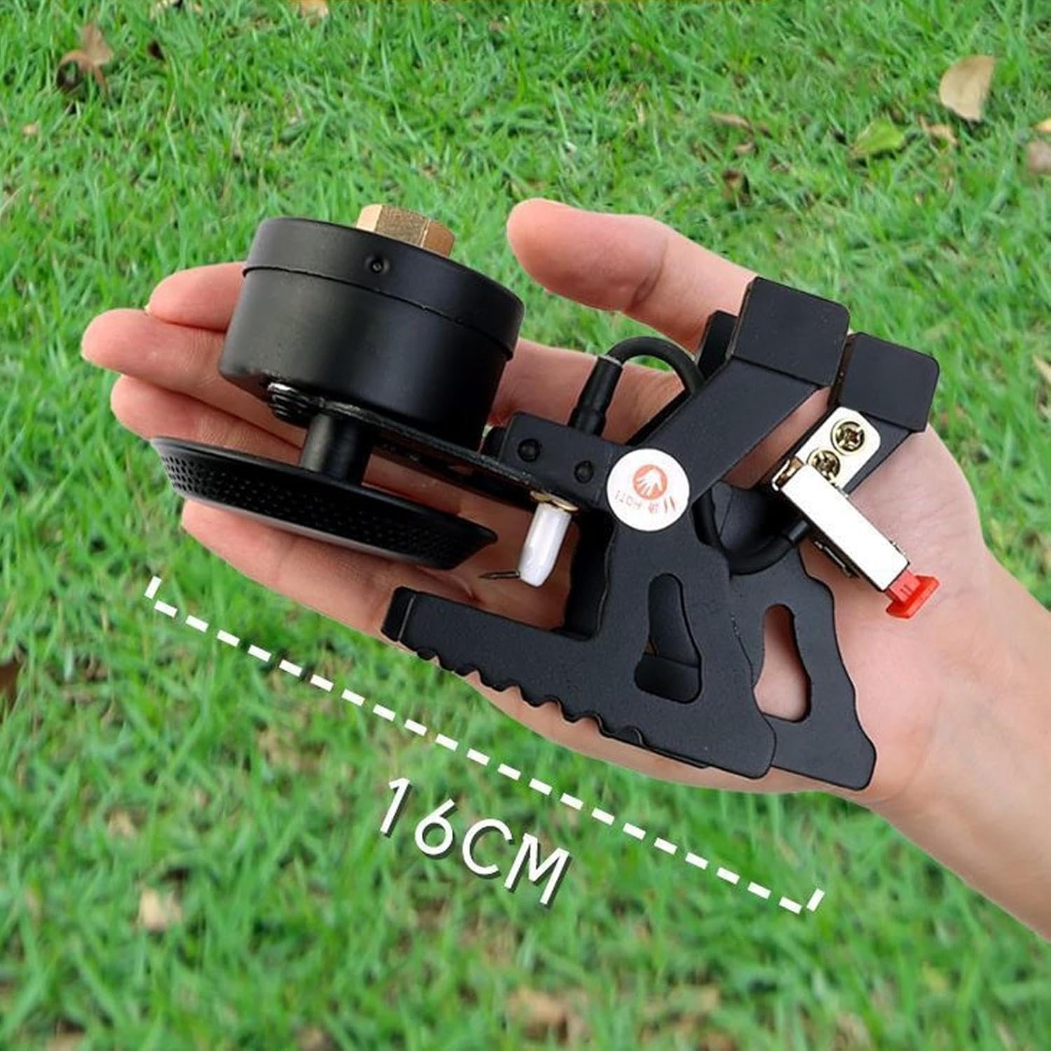Camping Stove - Foldable Outdoor Stove for Hiking & Trekking | Windproof Folding Stove with Split Burner for Mountaineering Hiking Picnic Outdoor Cooking image number 2