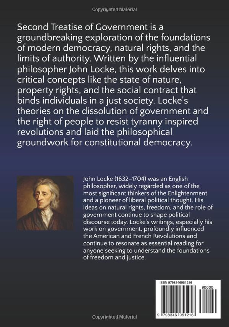 Second Treatise of Government (Large Print Edition): Philosophical Insights on Justice, Liberty, and Authority That Shaped Modern Democracy and ... Thought in Western Political History image number 1