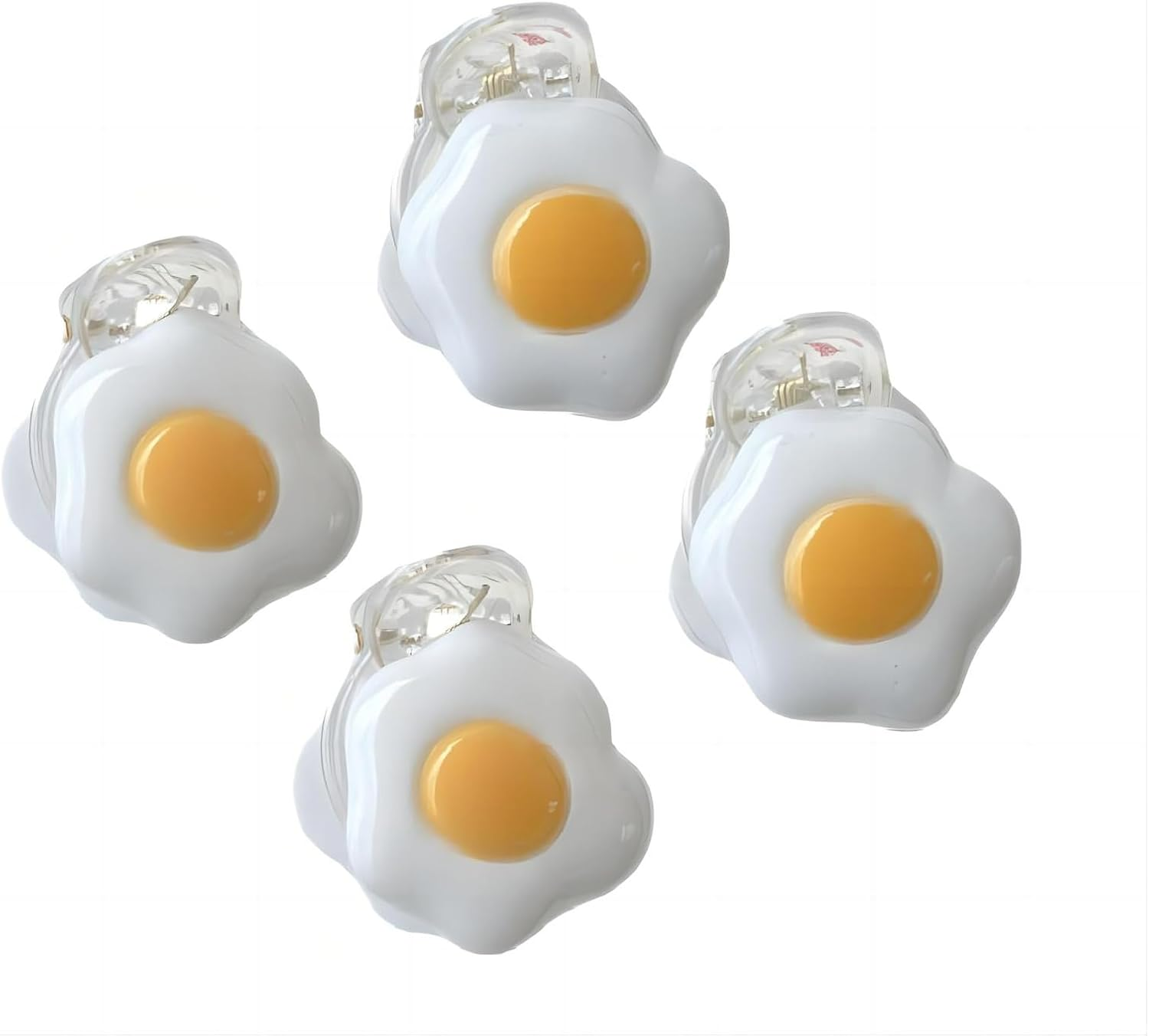 4 Quirky Egg Shaped Hair Clips, Cute Clips, Minimalist Hair Clips, Women'S Headwear Hair Accessories image number 6