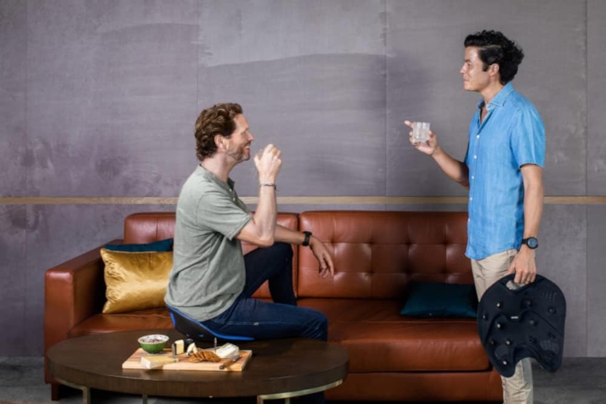 Backjoy Sitsmart Core Lux Posture Seat, Black/Graphite