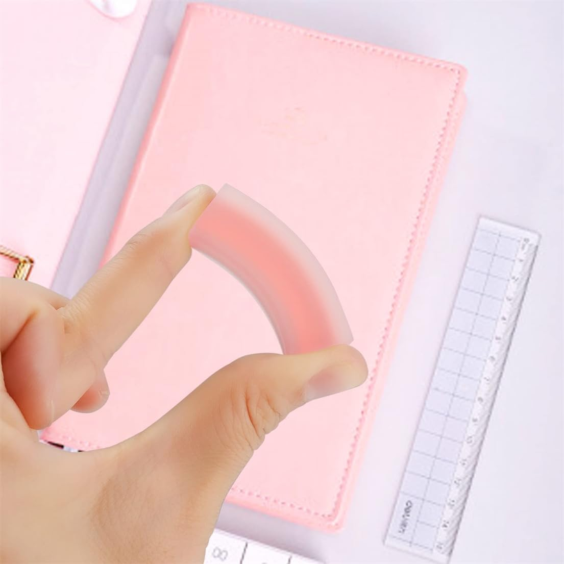 Cute Erasers for Pencils Bulk Pet Eraser Fun Animal Pencil Erasers Jelly Drawing Writing Eraser for School Supplies Prize Gifts Party 6 Pack image number 4