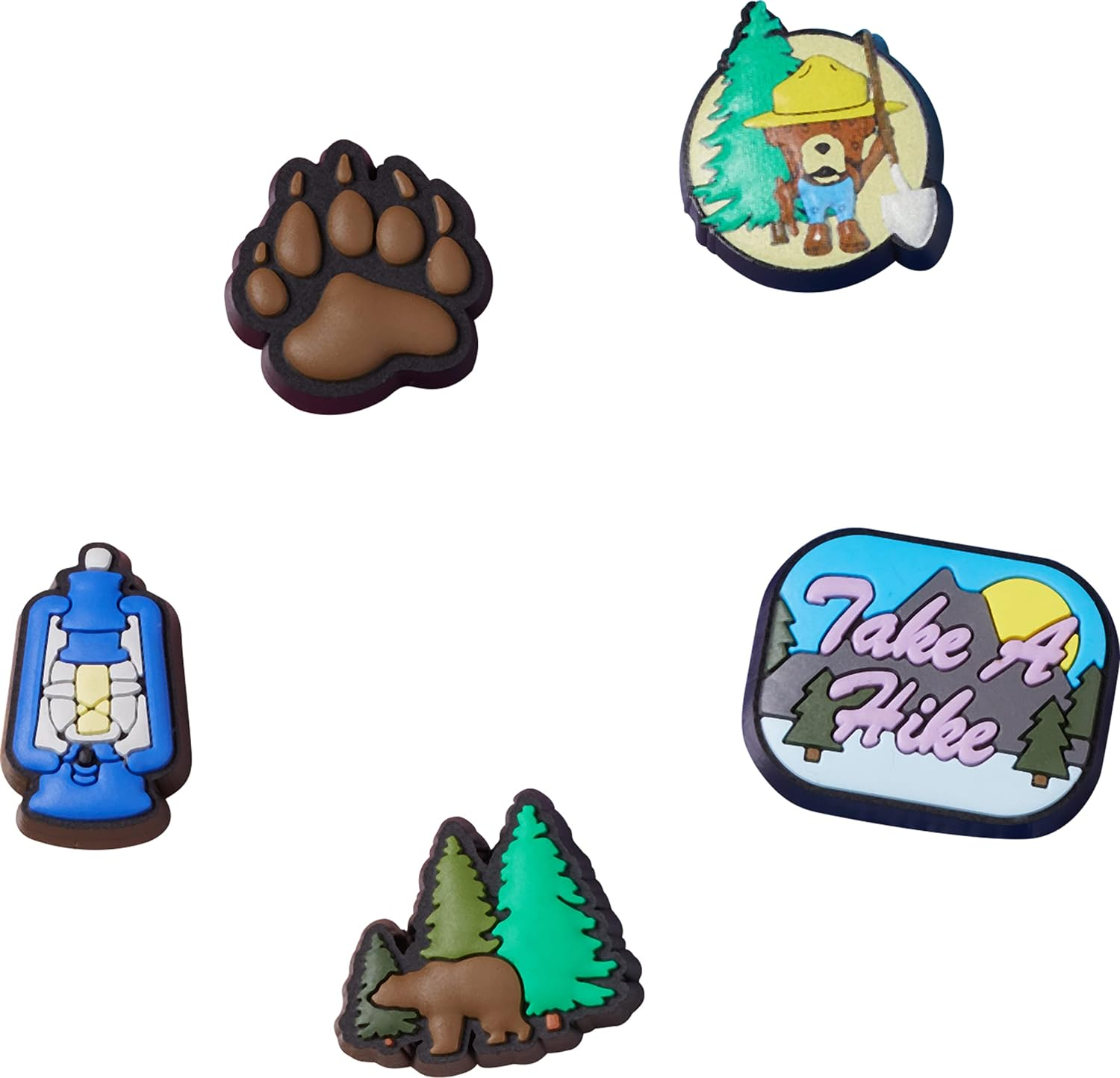 Crocs Unisex'S Take a Hike Shoe Charms, Multi Colour, One Size, Multi Colour, One Size image number 1