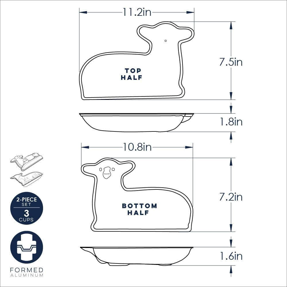 Nordic Ware Spring Lamb 3-D Cake Mold image number 4