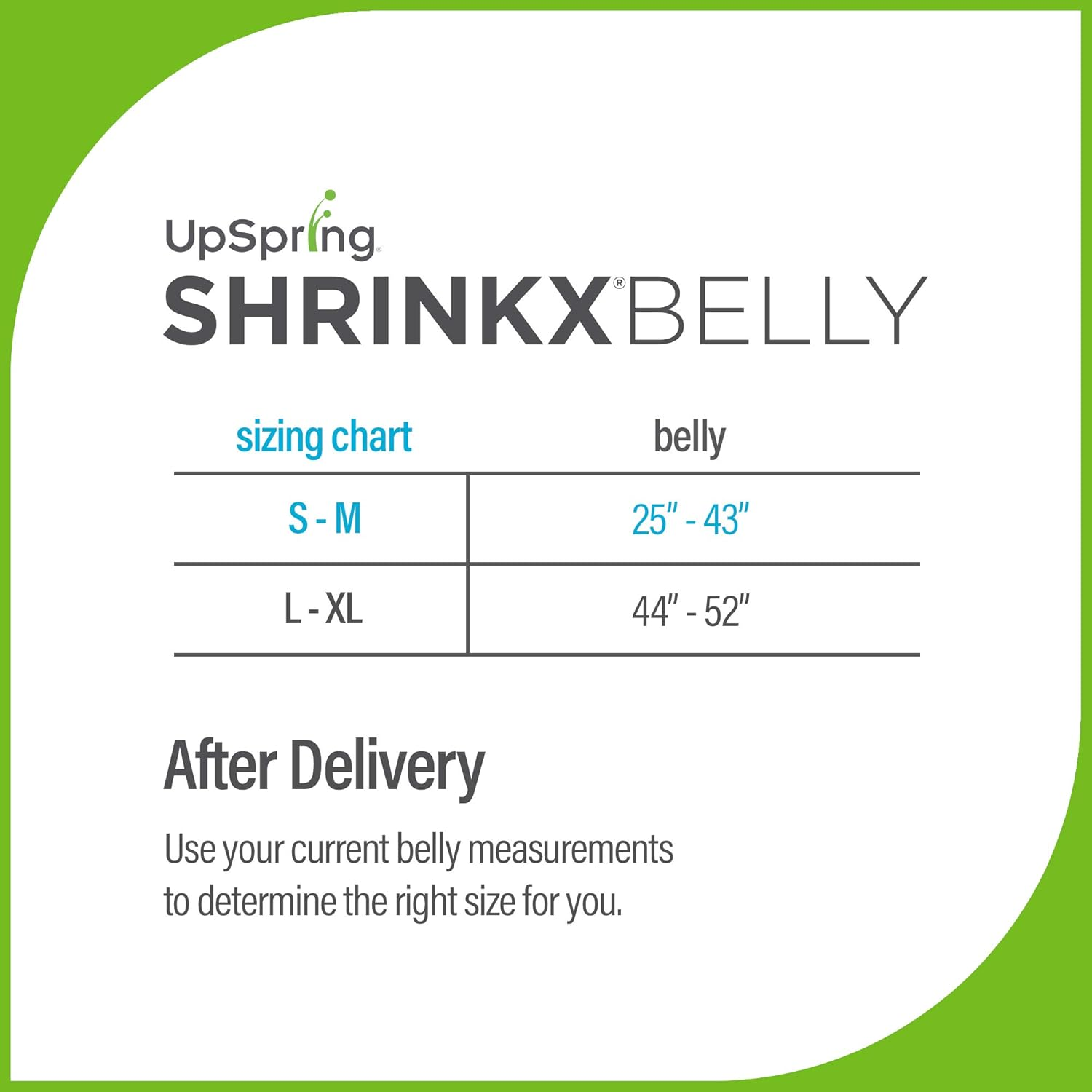 Shrinkx Belly by Upspring Baby - Postpartum Belly Band & Postpartum Girdle image number 2