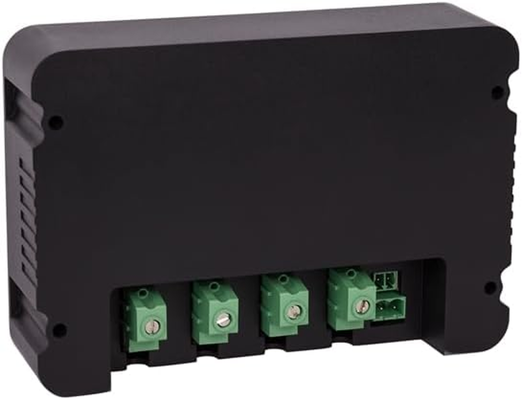 Renogy 30A 12V/24V PWM Solar Charge Controller with LCD Display Flush Mount Design Negative Ground, Compatible with Sealed, Gel, Flooded and Lithium Batteries, Adventurer 30A,Black image number 2