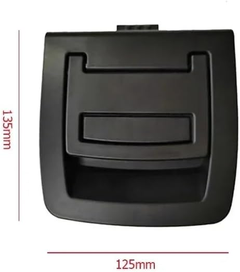 Vuzmode Car Trunk Tail Cover Bottom Plate Mat Floor Carpet Handle Auto Accessories, for BMW, E70 X5 E71 X6 2006-2013 51476958161 Trunk Floor Handle Cover(A-Black 51479120283) image number 3