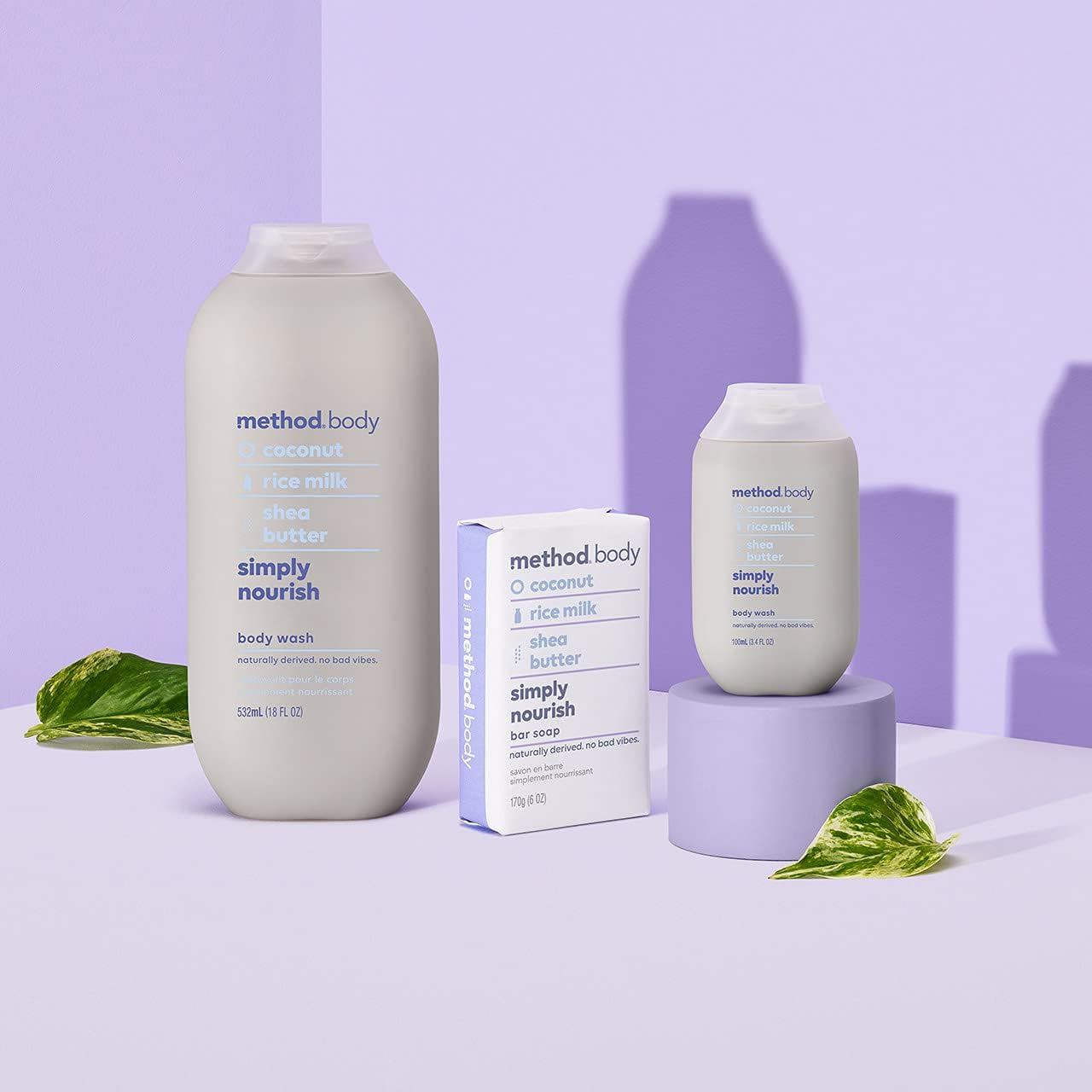 Method Body Body Wash - Simply Nourish 18 FL OZ 532 Ml - 2-PACK image number 1