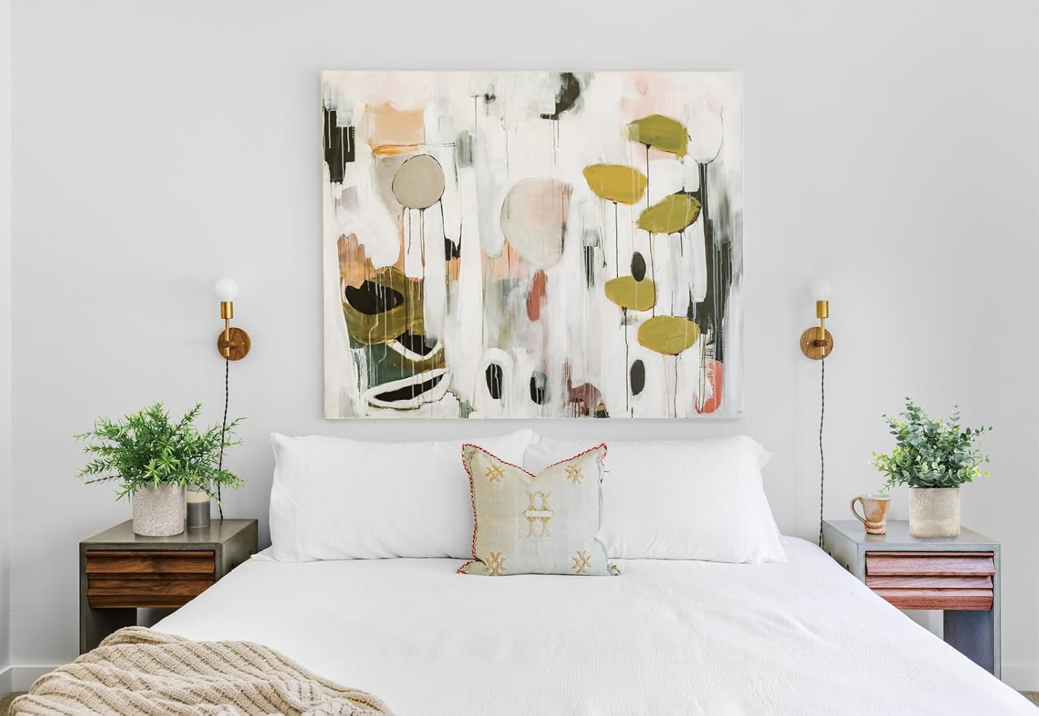 4 Set Artificial Plants Indoors Potted, Small Fake Plants in Pot Eucalyptus Rosemary Succulents for Home Decor Desk Bedroom Kitchen Office Decoration (4 Pack-A) image number 2