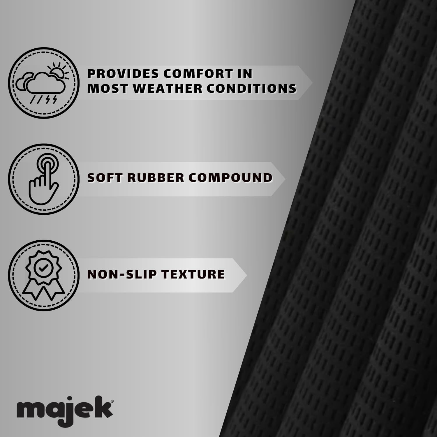 13 Piece Senior Men'S Jumbo Oversize Tour Pro Velvet Golf Grips +1/8" Thicker than Standard Perfect for Large Hands or Arthritic Fingers image number 2